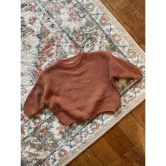 Sweater Gebreid Terracotta